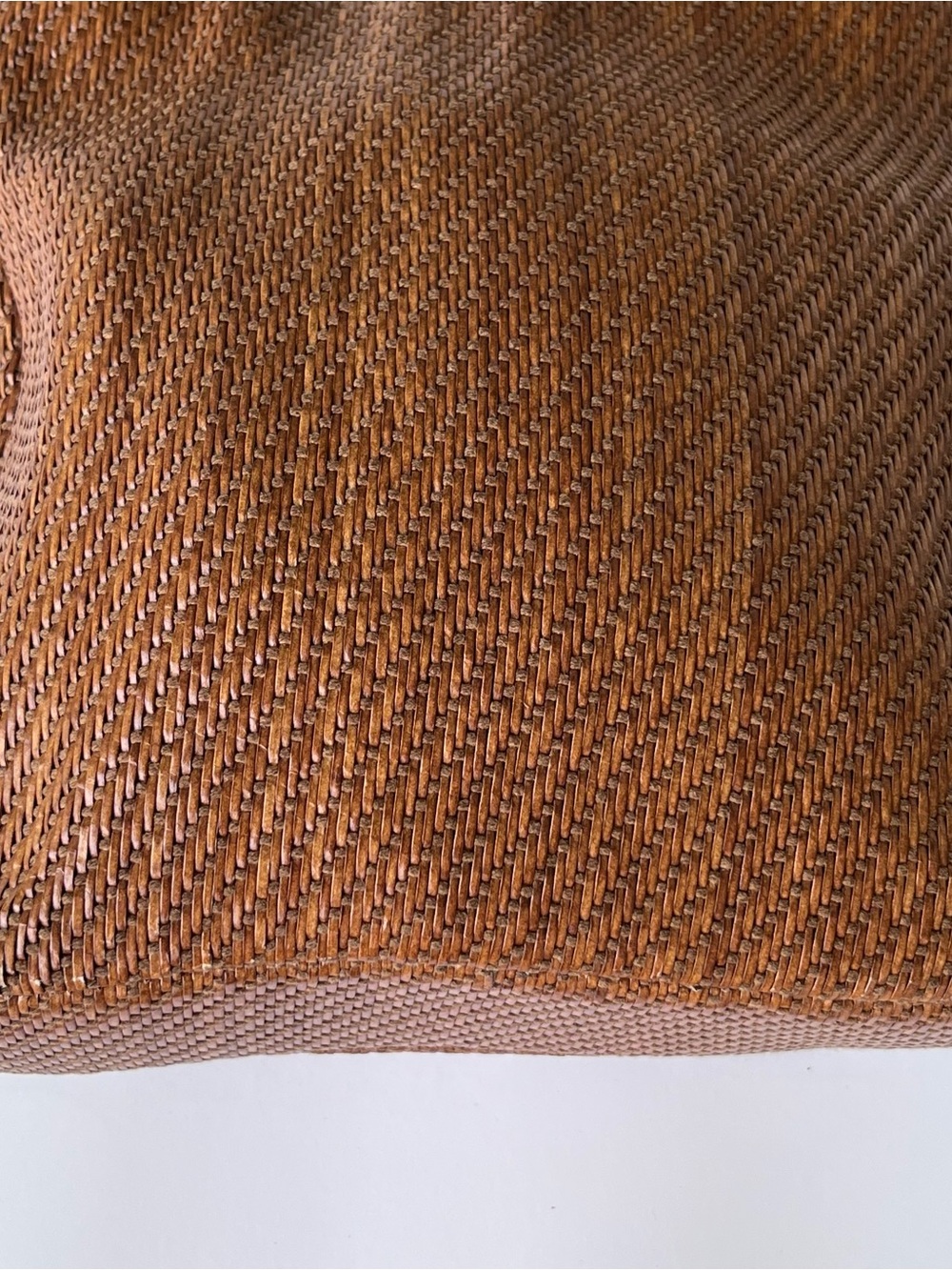 Fossil Vintage Woven Straw Shoulder Bag With Leather Strap - Picture 7 of 13